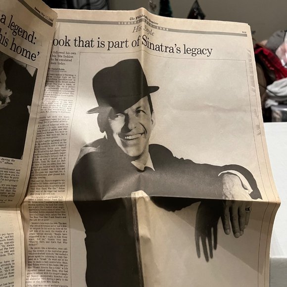 The Philadelphia Inquirer Frank Sinatra May 17, 1998 Special 16 Page Tribute - Picture 4 of 4